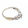 10K White Gold Diamonds Ring Size 7.5