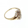10K Yellow Gold Diamonds Ring Size 7.5