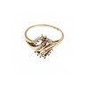 10K Yellow Gold Diamonds Ring Size 7.5