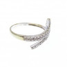 14K White Gold Diamonds Ring Size 8.5