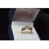 10K Yellow Gold Multi Gemstones Ring Size 6.5