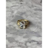 10K Yellow Gold CZ Ring Size 6.5 UTC