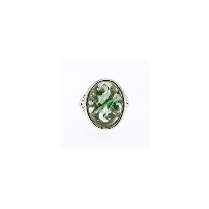 Vintage 925 Sterling Silver Demantoid Ring Size 8
