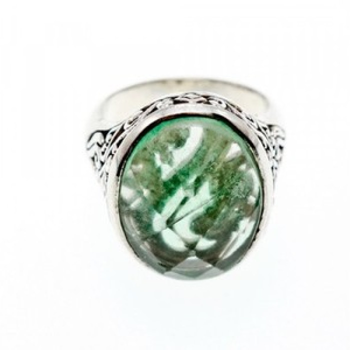 Vintage 925 Sterling Silver Demantoid Ring Size 8