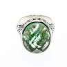 Vintage 925 Sterling Silver Demantoid Ring Size 8