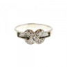 Vintage 925 Sterling Silver CZ Ring Size 9