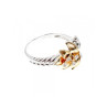 925 Sterling Silver Gold Plated CZ 