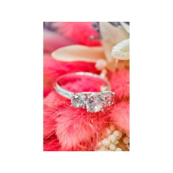 925 Sterling Silver CZ ring Size 10.5