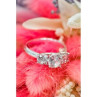925 Sterling Silver CZ Ring Size 10.5