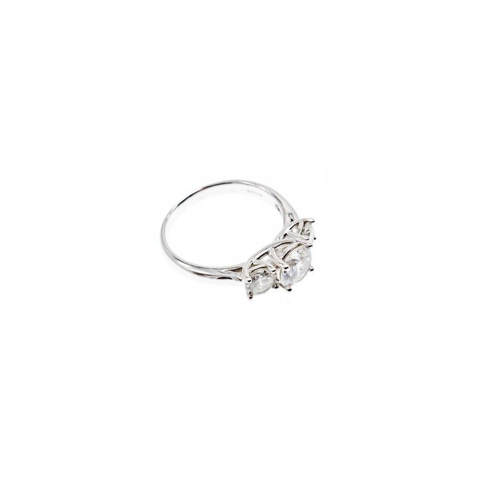 925 Sterling Silver CZ ring Size 10.5