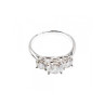 925 Sterling Silver CZ ring Size 10.5
