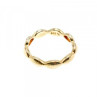 925 Sterling Silver Gold Plated Ring Size 6.5