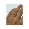 925 Sterling Silver Gold Plated Ring Size 6.5