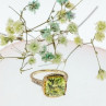 925 Sterling Silver With Gilding &CZ 