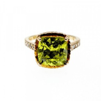 925 Sterling Silver With Gilding &CZ 