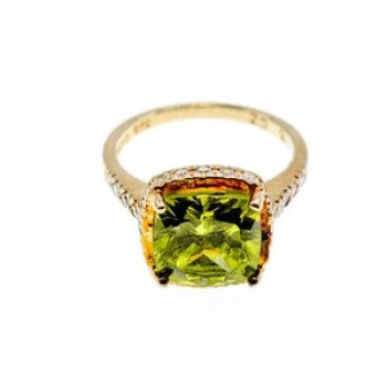 925 Sterling Silver With Gilding &CZ 
