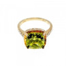 925 Sterling Silver With Gilding &CZ 