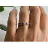 925 Sterling Silver Pink Spinel & CZ Ring Size 7