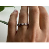 925 Sterling Silver Pink Spinel & CZ Ring Size 7