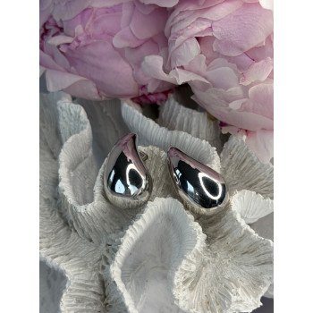 925 Sterling Silver Drop Earrings Length 1.25 inch