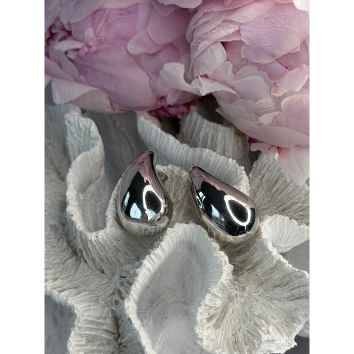 925 Sterling Silver Drop Earrings Length 1.25 inch