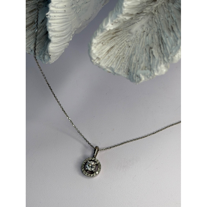 14K White Gold Diamonds tcw 0.36 ct Necklace