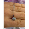 14K White Gold Diamonds tcw 0.36 ct Necklace
