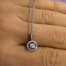 14K White Gold Diamonds tcw 0.36 ct Necklace