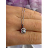 14K White Gold Diamonds tcw 0.36 ct Necklace