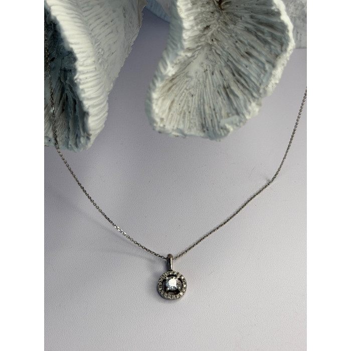 14K White Gold Diamonds tcw 0.36 ct Necklace