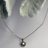 14K White Gold Diamonds tcw 0.36 ct Necklace