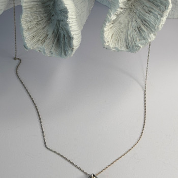 Elegant 14K White Gold Diamond 0.25 ct Necklace
