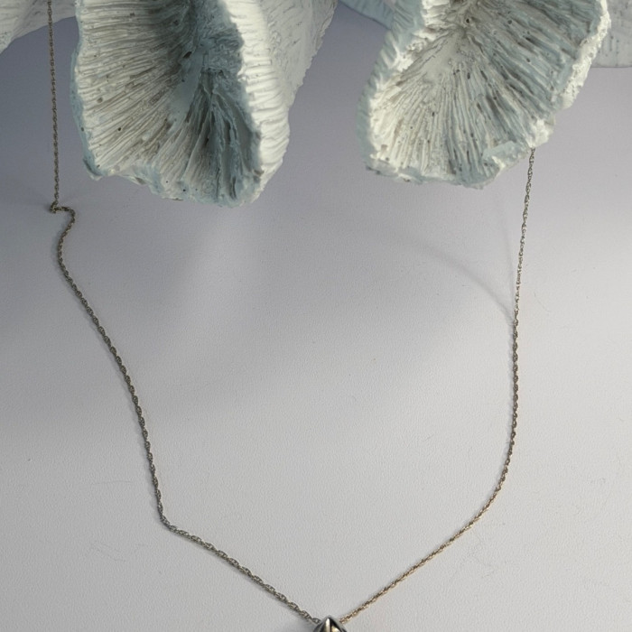 Elegant 14K White Gold Diamond 0.25 ct Necklace