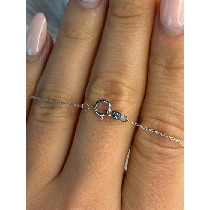 Elegant 14K White Gold Diamond 0.25 ct Necklace