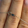 Elegant 14K White Gold Diamond 0.25 ct Necklace