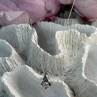 Elegant 14K White Gold Diamond 0.25 ct Necklace