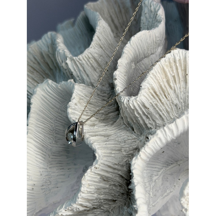 Elegant 14K White Gold Diamond 0.25 ct Necklace