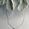 Elegant 14K White Gold Diamond 0.25 ct Necklace