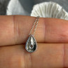 Elegant 14K White Gold Diamond 0.25 ct Necklace