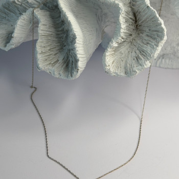 Elegant 14K White Gold Diamond 0.25 ct Necklace