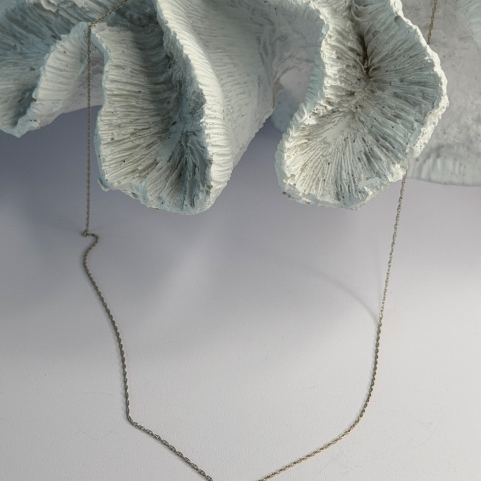 Elegant 14K White Gold Diamond 0.25 ct Necklace