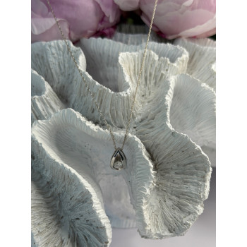 Elegant 14K White Gold Diamond 0.25 ct Necklace