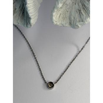 MSCO 14K White Gold Diamond 0.44 ct Necklace