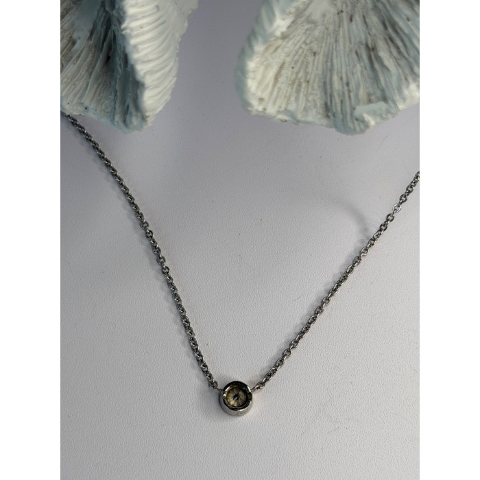 MSCO 14K White Gold Diamond 0.44 ct Necklace