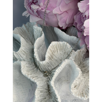 MSCO 14K White Gold Diamond 0.44 ct Necklace