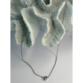 MSCO 14K White Gold Diamond 0.44 ct Necklace