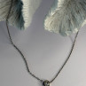 Msco 14K White Gold Diamond 0.44 ct Necklace