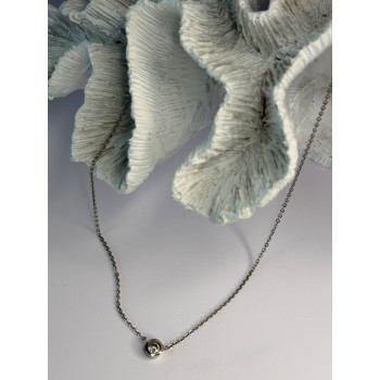 MSCO 14K White Gold Diamond 0.44 ct Necklace