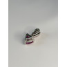 10K White Gold Pink Topaz Heart Pendant