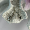 14K White Gold Diamond 0.12 ct Earrings